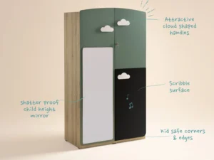 furlenco | hugo 3 door wardrobe with mirror (copy)