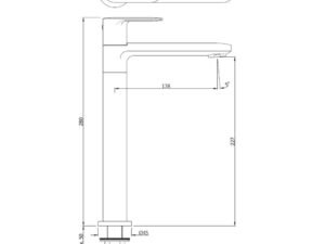 jaquar | basin faucet | pillar cock chrome