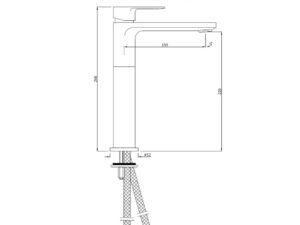 jaquar | basin faucet | single lever tall boy chrome