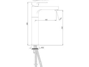 jaquar | basin faucet | single lever tall boy chrome