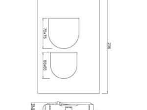 jaquar | commode | control plate d’arc