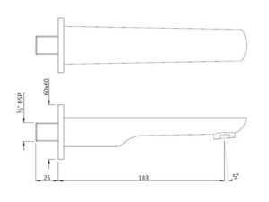 jaquar | basin faucet | bathtub spout chrome