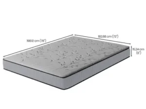 cityfurnish | mattress king latex foam (78 x 72 x 6 inches)