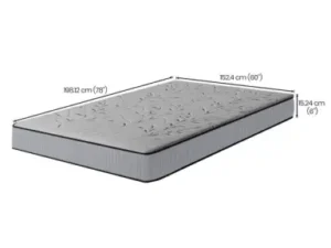 cityfurnish | mattress queen latex foam (78 x 60 x 6 inches)