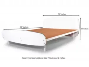 cityfurnish | opal king size double bed