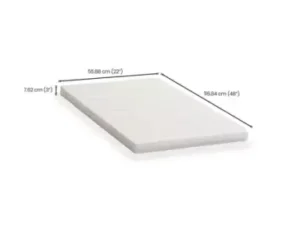 cityfurnish | baby crib foam mattress (46 x 22 x 3 inches)
