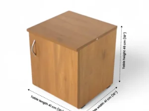 rentomojo | minion bedside table (walnut)