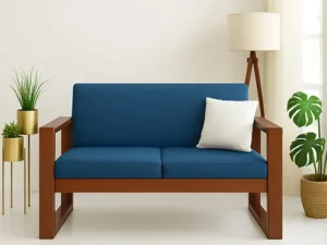 rentomojo | moonstone fabric 1 seater sofa (sky blue) (copy)