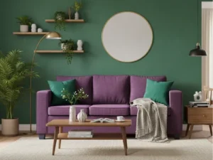 rentomojo | roma fabric 3 seater sofa (dark blue) (copy)