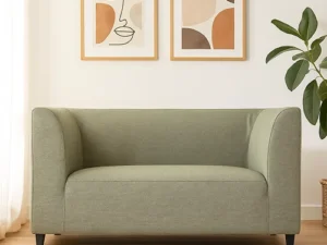 rentomojo | brooklyn fabric 1 seater sofa (blue) (copy)