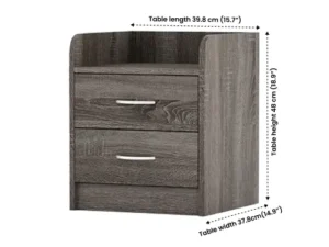 rentomojo | rian bed side table(sonoma oak)