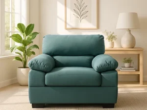 rentomojo | casper fabric 1 seater sofa (sage green) (copy) (copy)