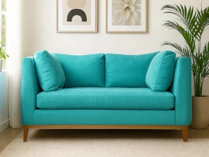 rentomojo | regina fabric 1 seater sofa (green) (copy)