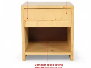 rentomojo | watson wooden bedside table