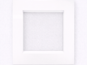 great white fiana 8 modular vertical twin plate white (ref no. 20608 wh)