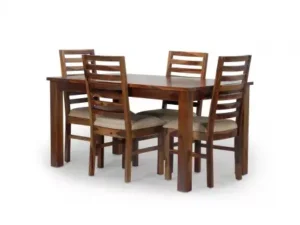 cityfurnish | alexa 6 seater dining table with 6 wooden chairs