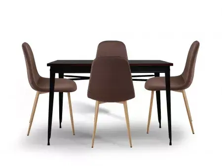 cityfurnish | daisy 6 seater dining set in dark grey color (copy) cityfurnish | daisy 6 seater dining set in dark grey color (copy)