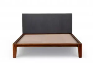 cityfurnish | chloe queen size double bed in grey color (copy)