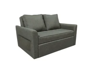 cityfurnish | zenith 2 seater sofa cum bed in denim blue (copy)