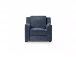 cityfurnish | hugo upholstered single seater sofa in blue color (copy)