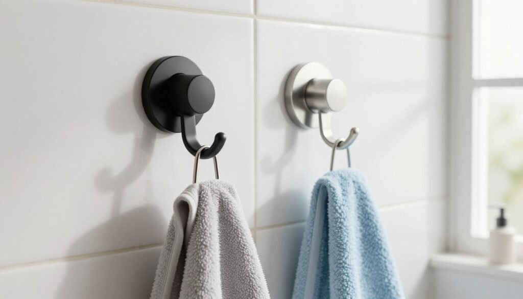adhesive towel hooks