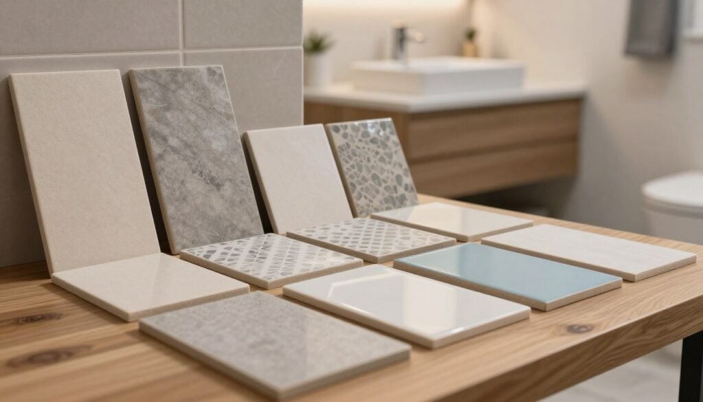 bathroom tile selection