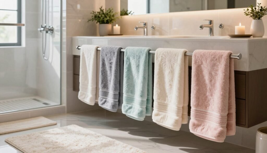 luxury bathroom towels