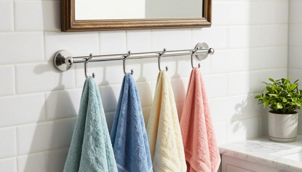 towel hook rack