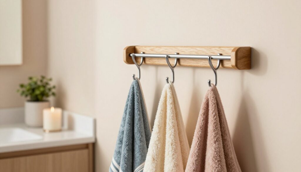 towel hook rack